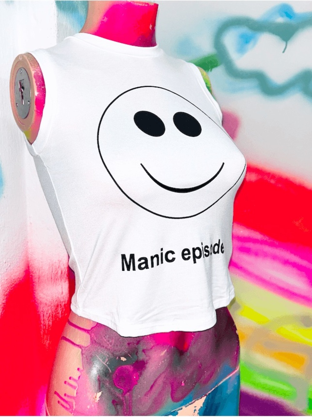 NWT OMIGHTY MANIC EPISODE BABY TANK SMALL - Picture 3 of 5